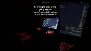Coding is like gym!!! #shorts #shortsvideo #ytshorts #ytshort