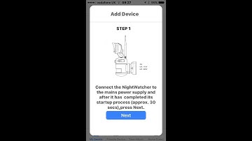 NightWatcher NW760 Wi Fi connect