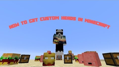 Minecraft 1.16.1 Custom Heads Tutorial!