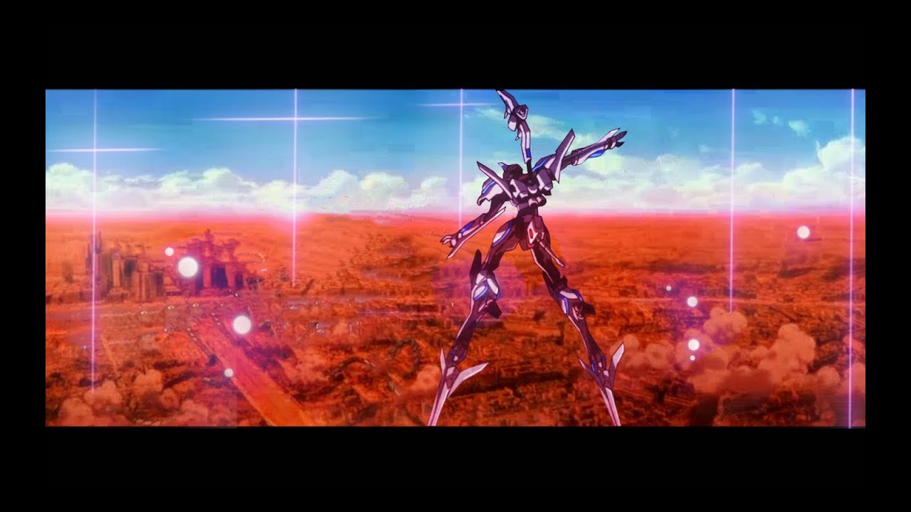 Evangelion 3 0 1 0 X Eureka 7 Hi Evolution 2 Nirvash Type 10 All Scene Youtube