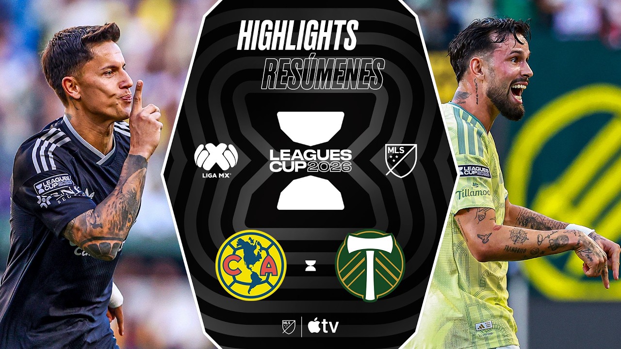 Club América vs. Portland Timbers | Leagues Cup | Full Match Highlights