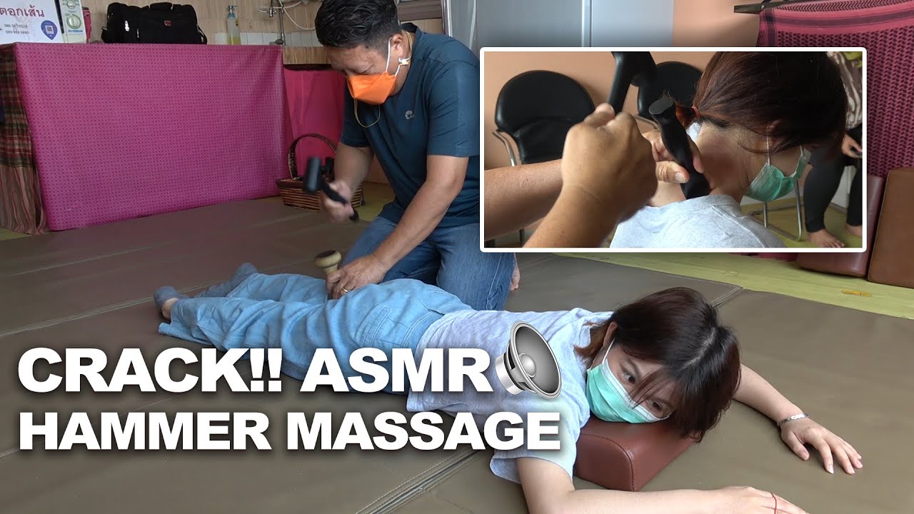 Enjoy This ASMR Tok Sen Thai Hammer Massage - YouTube