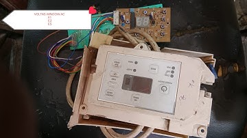 VOLTAS WINDOW AIR CONDITIONER, E1, E2, E5, ERROR CODE,#shorts @altaftech2191