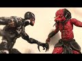 Predator vs venom stop motion