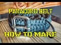 DIY PARACORD BELT