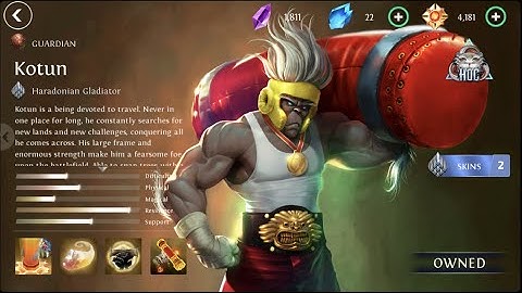 Heroes of Order and Chaos! KOTUN GAMEPLAY! Haradonian Gladiator skin! 4K Video! 2020