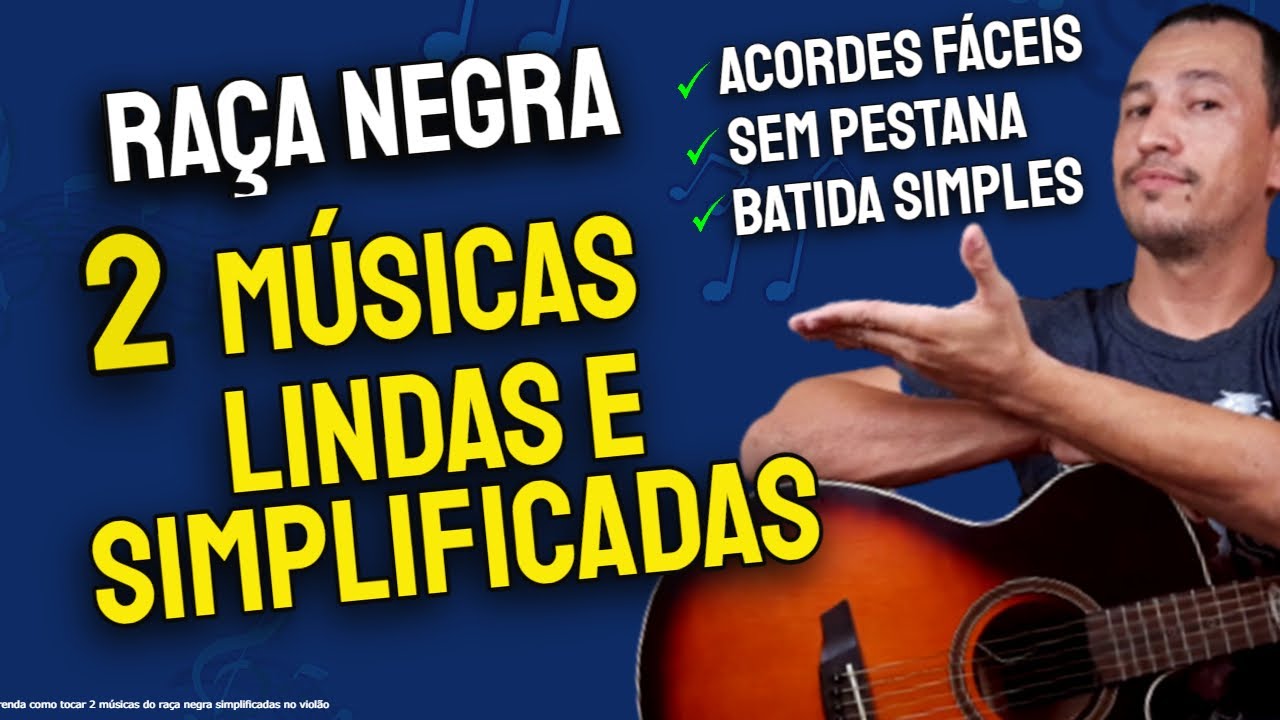 É tarde demais - Raça Negra  cifra simplificada (COVER) 