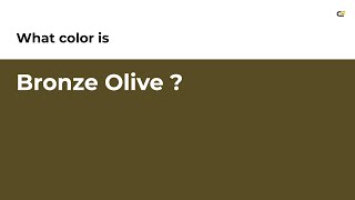 Bronze Olive color #584c25 hex color - Yellow color - Cool color 584c25