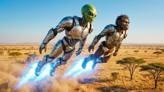 Download Lagu Prehistoric Survival Story | Alien Trains Early Human for Survival in the Ancient Savanna MP3