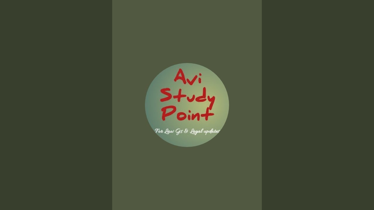 Avi Study Point लाइव है! - YouTube