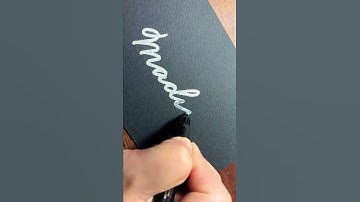 How to write ‘Madison’ in cursive