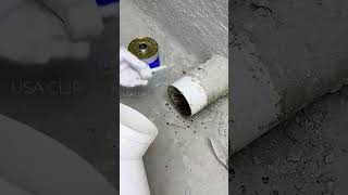 The Right Way to Joint PVC Pipes | Perfect PVC Pipe Joint Technique #pvcpipes#plumbinghacks#shorts
