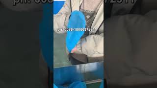 Non woven shoes cover making machine with auto counting