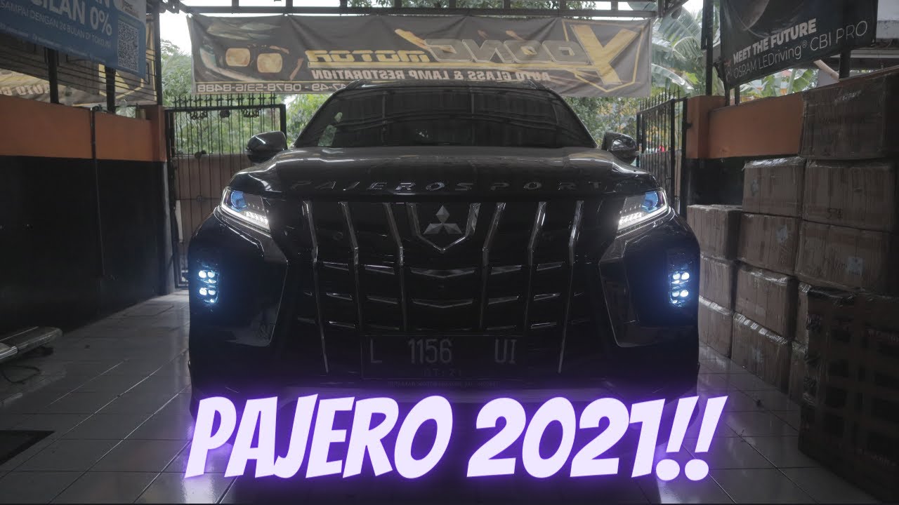 Pajero Sport Facelift 2021 Langsung ganti Projector!!!