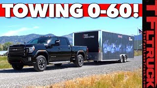 We Tow 14,000 lbs With the 2020 GMC Sierra HD AT4 Off-Road Truck - But What SURPRISE Are We Towing?