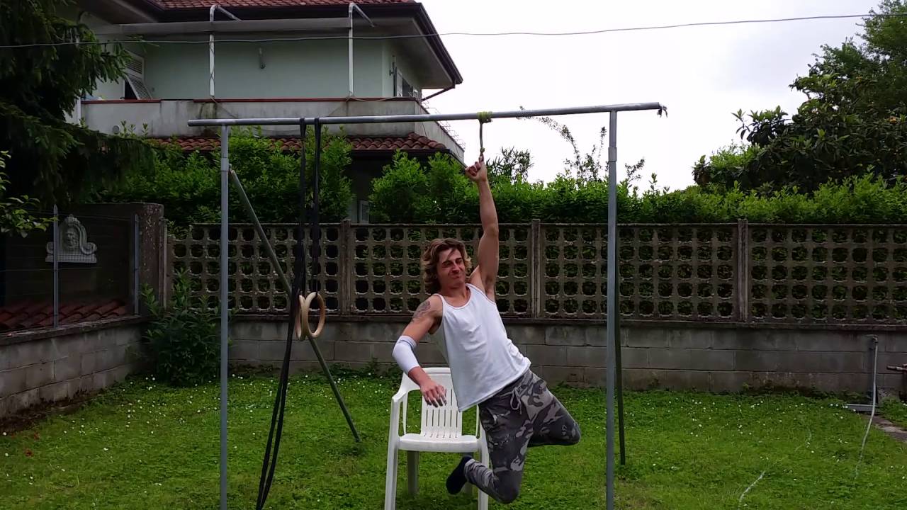 One finger pullup pinky finger (2reps )