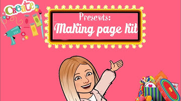 Making page kits my process  picking papers part 1