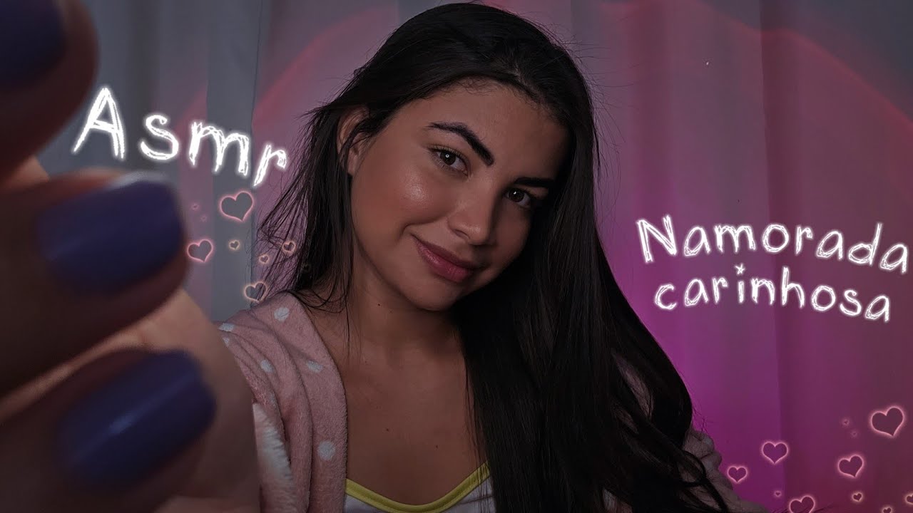 ASMR ROLEPLAY Sua namorada te faz cafuné até você dormir 🩷💤 (Voz suave)