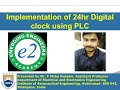 Implementation of 24 hr Digital clock using DELTA DVPSS2 Model PLC