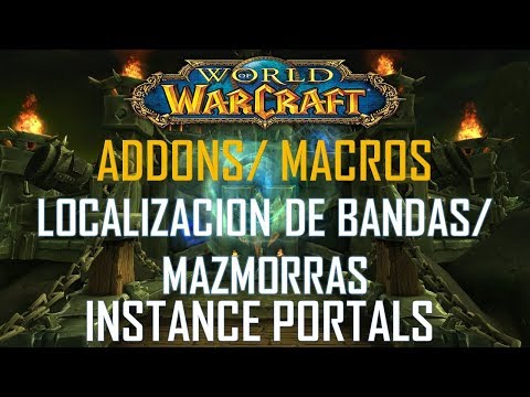 WOW|Addons/Macros| Instance portals