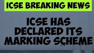 Breking News From ICSE/ICSE Has declared its Marking scheme/@ Tej guiding guru