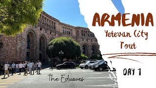 Armenia Vlog🇦🇲: Day1: Yerevan City Tour - Summer in Armenia,(August 2023) President Hotel Armenia