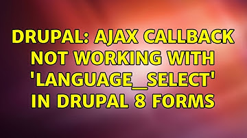 Drupal: Ajax callback not working with 