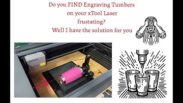 xTool RA2 Pro Rotary-accessoire Bespaart u tijd, geld en frustratie bij het graveren van tumblers!