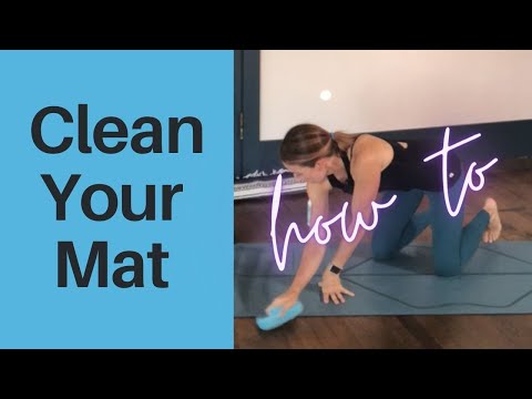 How to Clean a Rubber Yoga Mat