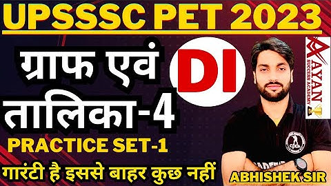 UPSSSC PET Maths 2023 | Maths Graph Practice Set, PET Maths Graph PYQs,Graph&Table By Abhishek Sir