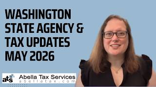 Washington State Tax & Program Updates (2026–2029) including Sales Tax, Capital Gains & Income Tax