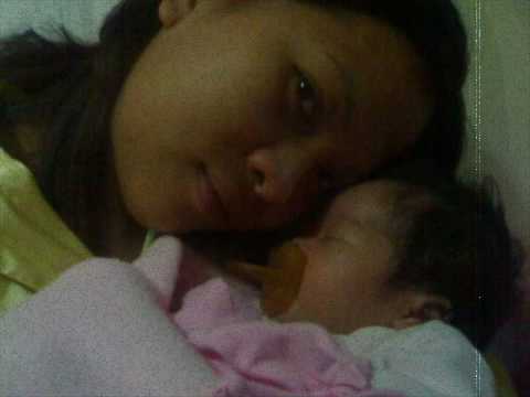 My Friend Cynthia and Her New Born Baby Alyaah Cla...