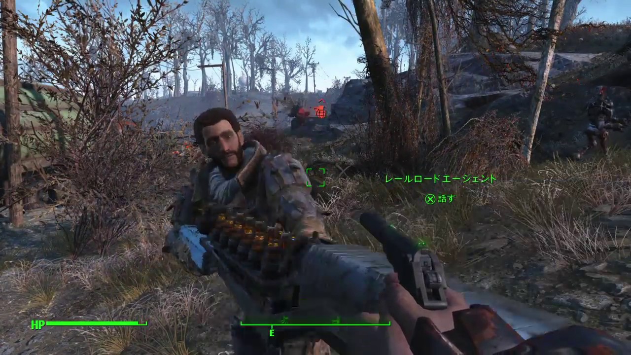 Fallout4 小バグ 前を向いたまま後方にグレネードを投げ続けるレールロードエージェント フォールアウト4 Ps4 Youtube