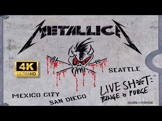 Metallica Live Shit Binge and Purge - Upscaled to 4K UHD - YouTube