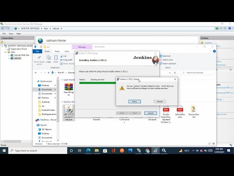 Service Jenkins failed to start sufficient privileges | Fixed Installation error