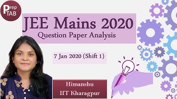 JEE Mains 2020 | Question Paper analysis | 7th January (Shift 1) | Chemistry Solutions
