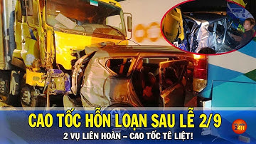 9 ô tô va chạm liên hoàn, cao tốc Phan Thiết – Dầu Giây ùn tắc kéo dài dịp lễ 2/9 I TIÊU ĐIỂM 24H