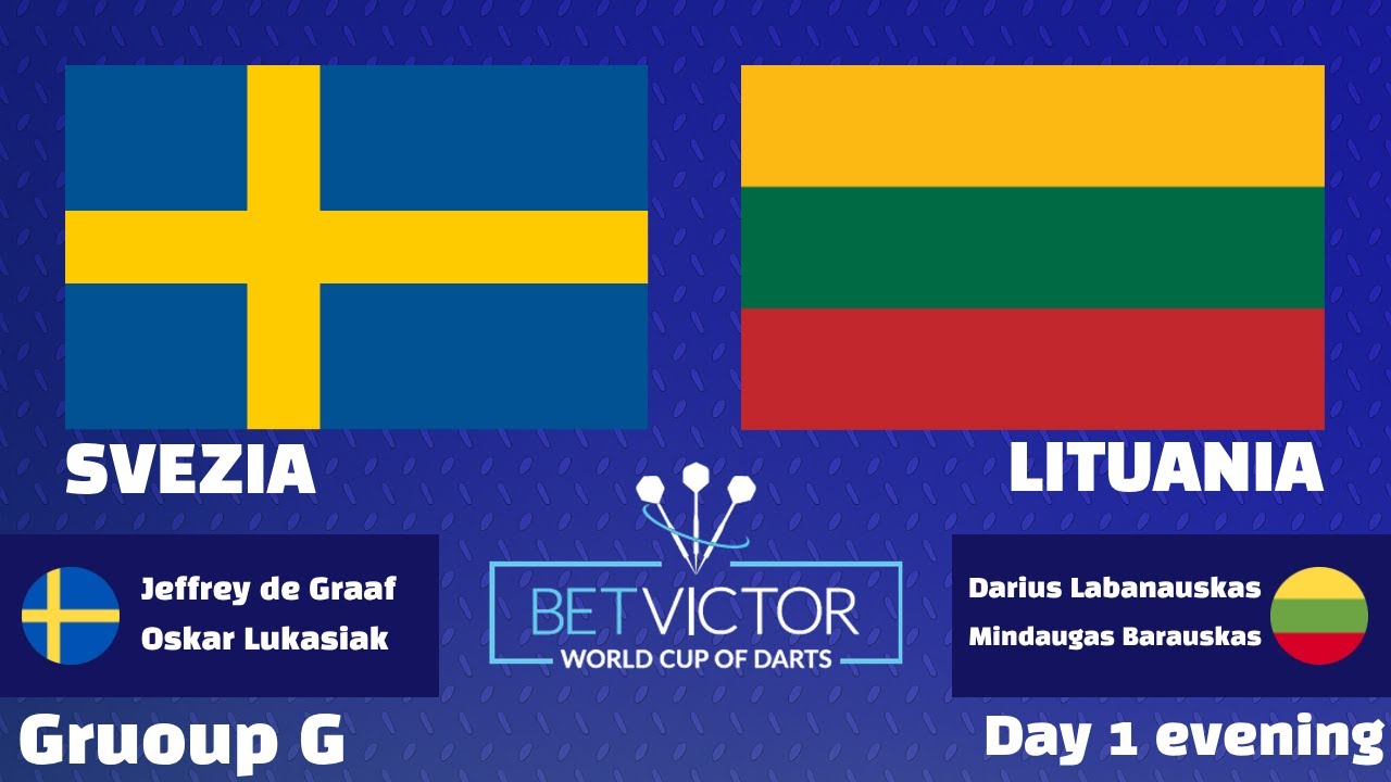 Sweden vs Lithuania • World Cup of Darts 2025 Group Stage (Frankfurt) ITA