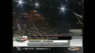 2001 Trophy Lalique Yagudin Stephane Lambiel Sasha Cohen Berezhnaya Sikharulidze Bourne Kraatz