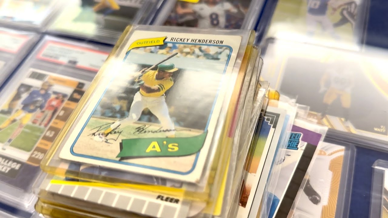 I BOUGHT A BIG STACK OF HALL OF FAME ROOKIE CARDS AT THE CARD SHOW FOR $80!