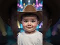 👶🎩 Tiny Cowboy King Takes the Runway 🤠✨#tiny  #cowboy #runway #explore