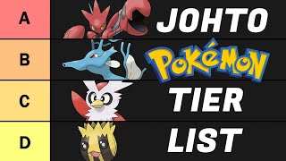 BEST JOHTO POKEMON TIER LIST! GEN 2 Pokemon! Pokemon Tier lists