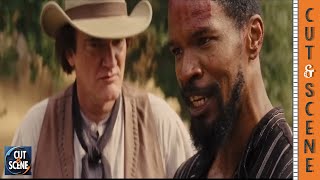 Django Unchained (2012) - Django Escapes from the Mining Company Owners - Scene #tarantinostyle