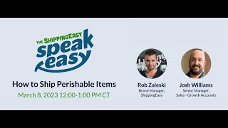 SpeakEasy - How to Ship Perishables