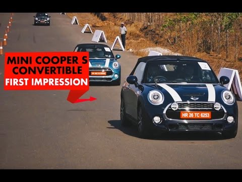 Mini Cooper S Videos Test Drive Cartrade Playicon Mini Cooper S Convertible First Drive Drift