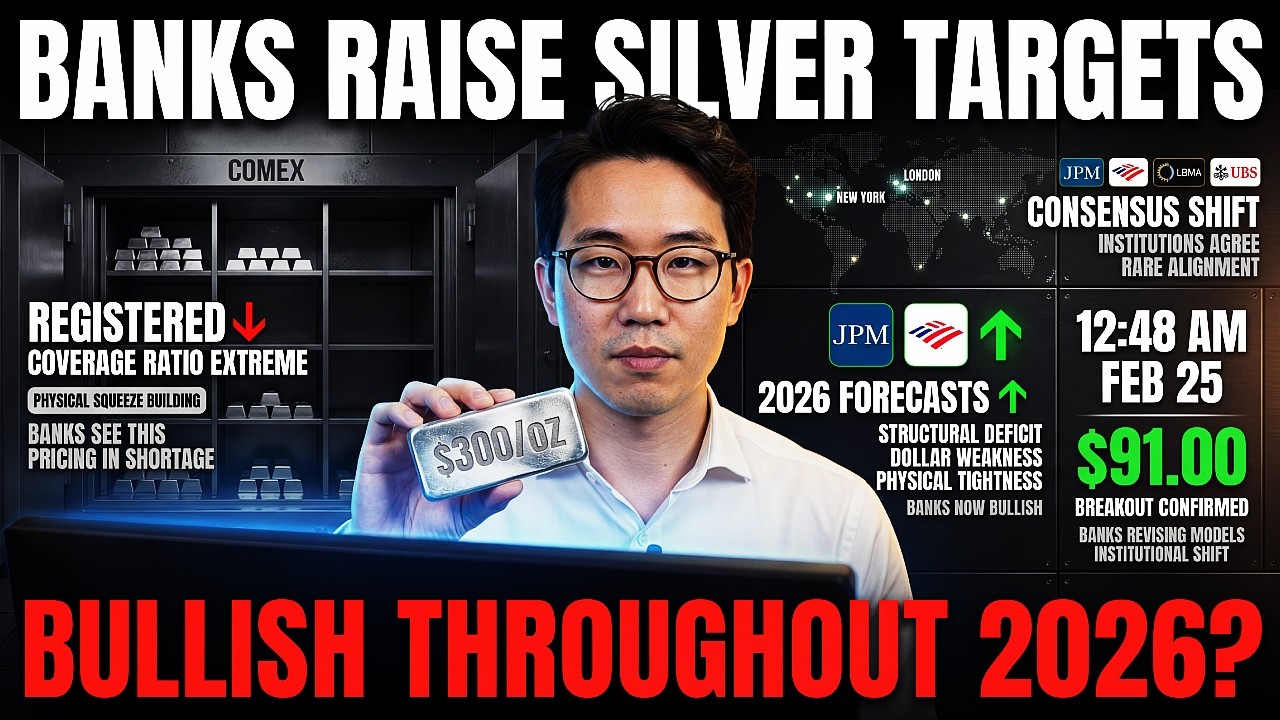 INSIDE LEAK🚨: JPMorgan and BofA Just RAISED Their 2026 Silver Targets After Price BROKE $91!