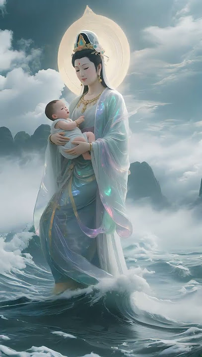 May Guanyin Bodhisattva bless all beings with: safe, healthy, happy, wealth and family flourishing