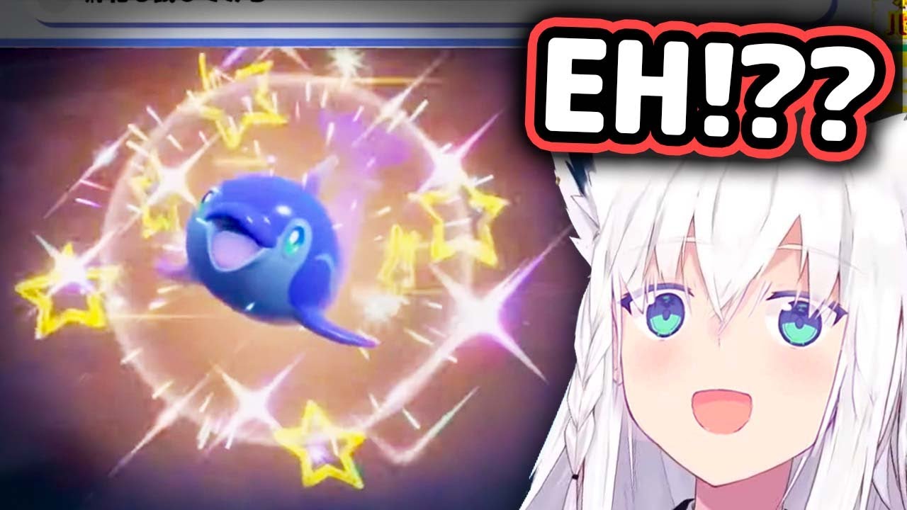 Fubuki Finds 3rd Shiny Pokemon While Hunting For a Gold Magikarp【Hololive】