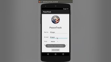 PeaceTrack Android demo - Bhagya - GSoC 2015