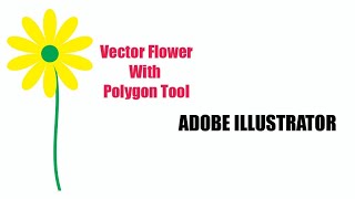 How to draw a vector flower in Adobe Illustrator | Flat Illustration | Graphics Designer screenshot 1